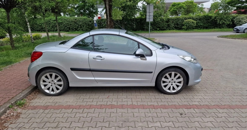 Peugeot 207 CC cena 11000 przebieg: 130000, rok produkcji 2009 z Warszawa małe 22
